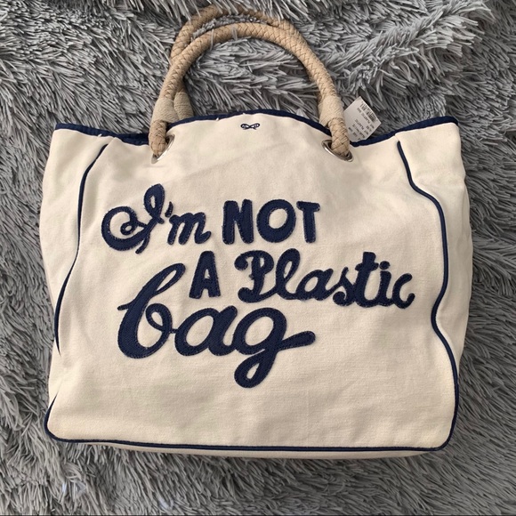 ANYA HINDMARCH “I’m not a plastic bag” tote